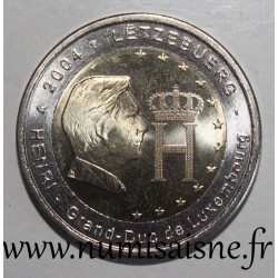 LUXEMBOURG - KM 82 - 2 EURO 2004 - GRAND DUKE HENRI MONOGRAM