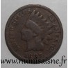 UNITED STATES - KM 90a - 1 CENT 1887 - INDIAN HEAD