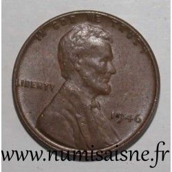 ETATS UNIS - KM 132 - 1 CENT 1946 - Lincoln - Wheat Penny