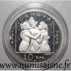 SAN MARINO - KM 477 - 10 EURO 2006 - ANTONIO CANOVA - Sculpture of the three graces