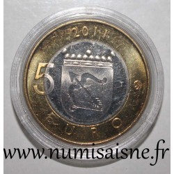 FINLAND - KM 162 - 5 EURO 2011 - PROVINCE OF SAVONIA - ARC - RYE