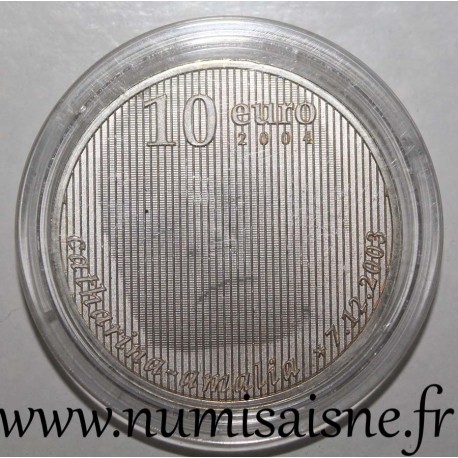 NETHERLANDS - KM 248 - 10 EURO 2004 - Birth of Princess Catharina Amalia