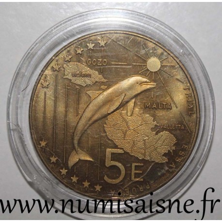 MALTA - 5 EURO 2004 - TRIAL COIN