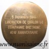 MEDAL - 40th ANNIVERSARY OF THE LIBERATION OF CHALONS SUR SAÔNE - SEPTEMBER 5, 1944