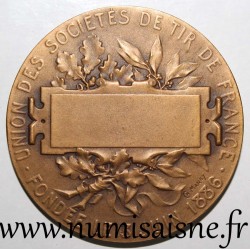 MEDAL - 02 - FEDERATION OF SHOOTING SOCIETIES OF FRANCE - FONDÉE LE 3 JUIN 1886