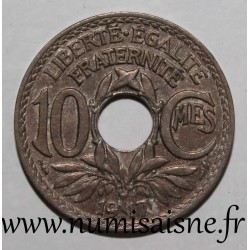 GADOURY 286 - 10 CENTIMES 1917 - TYPE LINDAUER - KM 866a