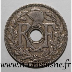 FRANCE - KM 866a - 10 CENTIMES 1935 - TYPE LINDAUER - Little hole