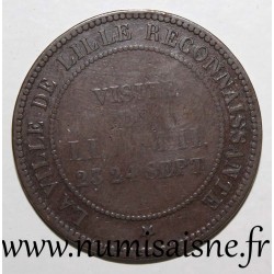 FRANCE - KM M24 - 10 CENTIMES 1853 - TYPE NAPOLEON III - VISIT OF LILLE