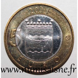 FINLAND - KM 160 - 5 EURO 2011 - UUSIMAA PROVINCE - INDUSTRY