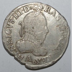 Dup 1126 - HENRI III - TESTON WITH RUFF - 1576 A