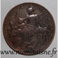 FRANCE - KM 843 - 10 CENTIMES 1911 - TYPE DUPUIS