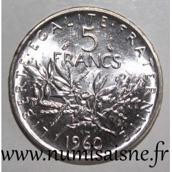 FRANKREICH - KM 926 - 5 FRANCS 1960 TYP SÄMANN