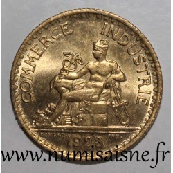 FRANCE - KM 876 - 1 FRANC 1923 - TYPE COMMERCE CHAMBER - "2 closed"