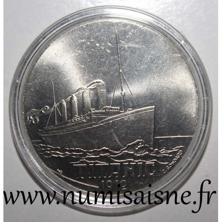 FRANKREICH - MEDAILLE - BOOT -   TITANIC - 1912 - TRANSATLANTISCH