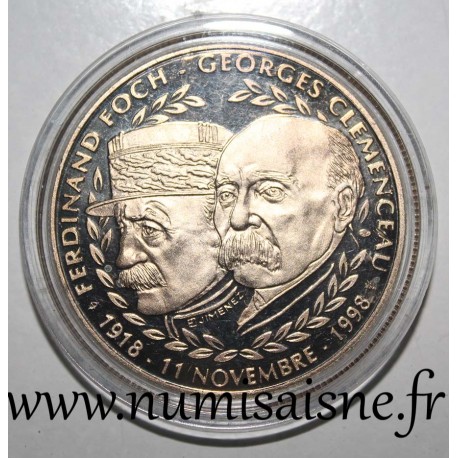 FRANCE - MEDAL - 80 YEARS OF ARMISTICE - 1918 - 1998