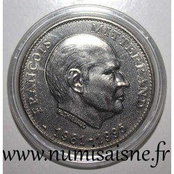 MEDAILLE - PRÉSIDENT FRANCOIS MITTERRAND - 1981-1995