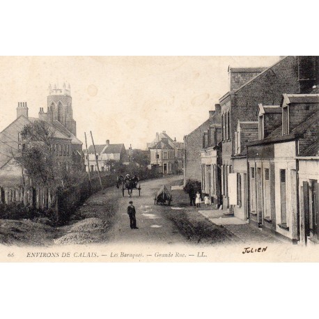 County - 62 - PAS DE CALAIS - THE BARRACKS - MAIN STREET - IN THE VICINITY OF CALAIS