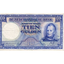 NIEDERLANDE - PICK 75 a -10 GULDEN - 07/05/1945