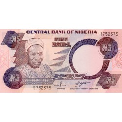 NIGERIA - PICK 24 j - 5 NAIRA - 2004