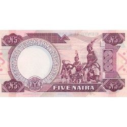 NIGERIA - PICK 24 f - 5 NAIRA 2001