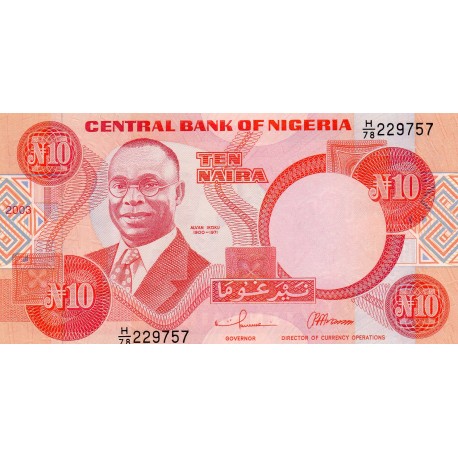 NIGERIA - PICK 25 g - 10 NAIRA - 2003