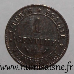 FRANCE - KM 826 - 1 CENTIME 1895 A - Paris - TYP CÉRÈS