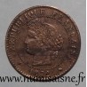 FRANKREICH - KM 826.1 - 1 CENTIME 1872 A - Paris - TYP CERES