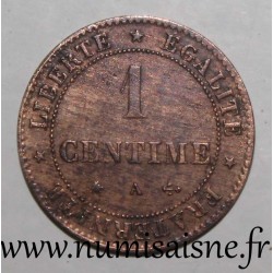 FRANCE - KM 826.1 - 1 CENTIME 1872 A - Paris  - TYPE CERES