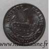 FRANCE - KM 840 - 1 CENTIME 1912 - TYPE DUPUIS