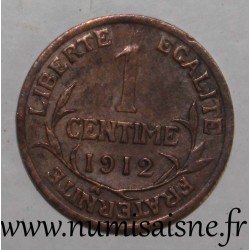 FRANCE - KM 840 - 1 CENTIME 1912 - TYPE DUPUIS