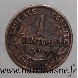 FRANCE - KM 840 - 1 CENTIME 1910 - TYPE DUPUIS