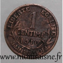 GADOURY 90 - 1 CENTIME 1910 - TYPE DUPUIS - KM 840