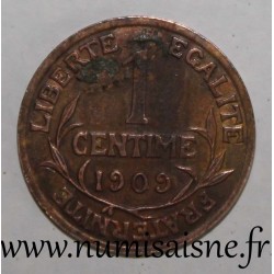GADOURY 90 - 1 CENTIME 1909 - TYPE DUPUIS - KM 840