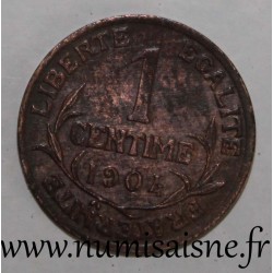 GADOURY 90 - 1 CENTIME 1904 - TYPE DUPUIS - KM 840