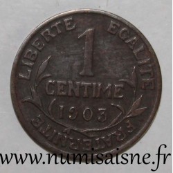 FRANCE - KM 840 - 1 CENTIME 1903 - TYPE DUPUIS