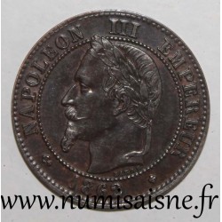 GADOURY 104 - 2 CENTIMES 1862 Grand BB - Strasbourg - TYPE NAPOLEON III - KM 796