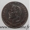 FRANCE - KM 796 - 2 CENTIMES 1862 Big BB - Strasbourg - TYPE NAPOLEON III