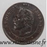 FRANKREICH - KM 796 - 2 CENTIMES 1862 Großes BB - Strasbourg - TYP NAPOLEON III