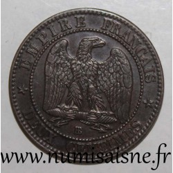 FRANKREICH - KM 796 - 2 CENTIMES 1862 Großes BB - Strasbourg - TYP NAPOLEON III