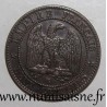 FRANCE - KM 796 - 2 CENTIMES 1862 Big BB - Strasbourg - TYPE NAPOLEON III