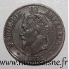 FRANCE - KM 796 - 2 CENTIMES 1862 Small BB - Strasbourg - TYPE NAPOLEON III