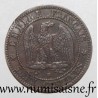 FRANCE - KM 796 - 2 CENTIMES 1862 Small BB - Strasbourg - TYPE NAPOLEON III