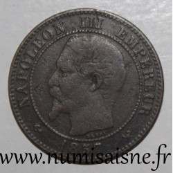 FRANCE - KM 776 - 2 CENTIMES 1857 W - Lille - TYPE NAPOLEON III