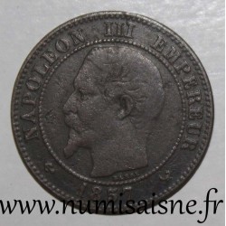FRANKREICH - KM 776 - 2 CENTIMES 1857 W - Lille - TYP NAPOLEON III