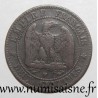 FRANCE - KM 776 - 2 CENTIMES 1857 W - Lille - TYPE NAPOLEON III