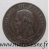 FRANCE - KM 776 - 2 CENTIMES 1856 BB - Strasbourg - NAPOLÉON III
