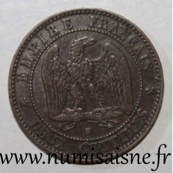 FRANCE - KM 776 - 2 CENTIMES 1856 BB - Strasbourg - NAPOLÉON III