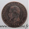 FRANCE - KM 776 - 2 CENTIMES 1854 B - Rouen - NAPOLÉON III