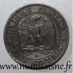 FRANCE - KM 776 - 2 CENTIMES 1854 D - Lyon - Small D and Small Lion - NAPOLÉON III