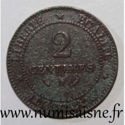 FRANCE - KM 827 - 2 CENTIMES 1892 A - Paris - TYPE CERES